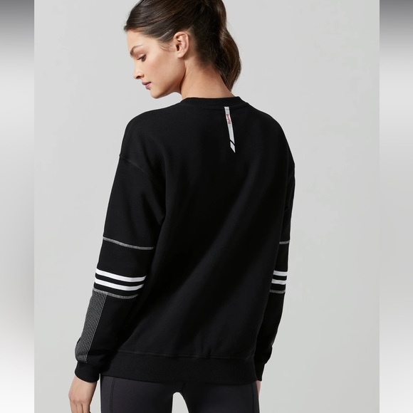 NWT Lilybod Pullover Sweat Lexie Black White Sweatshirt Womens Small - Picture 3 of 5